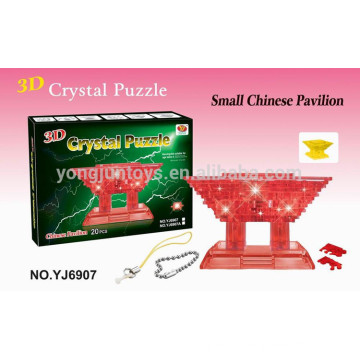 Puzzle 3D bricolage Crystal Chinese Pavilion puzzle